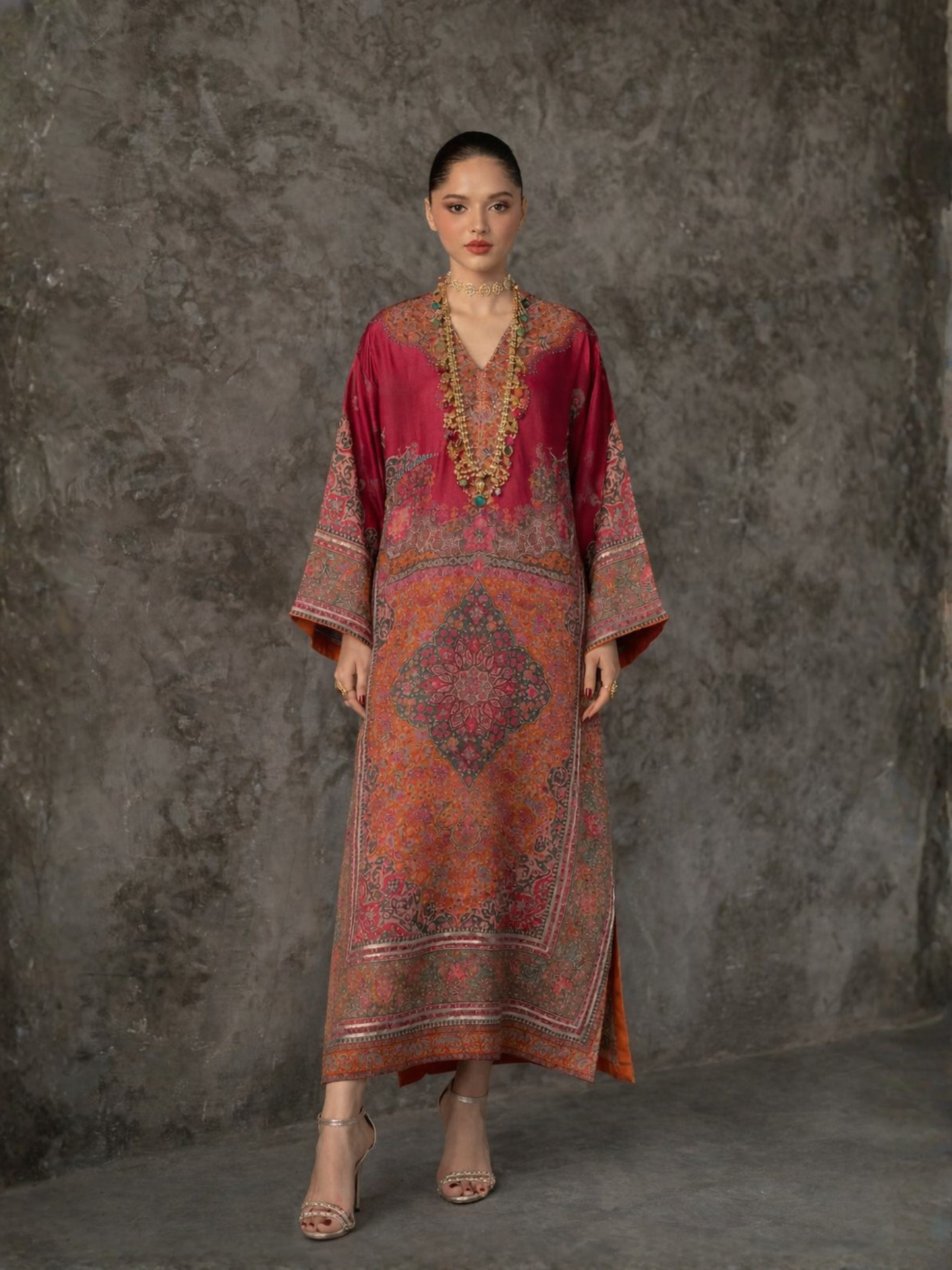 Rouge Heritage Printed Kaftan
