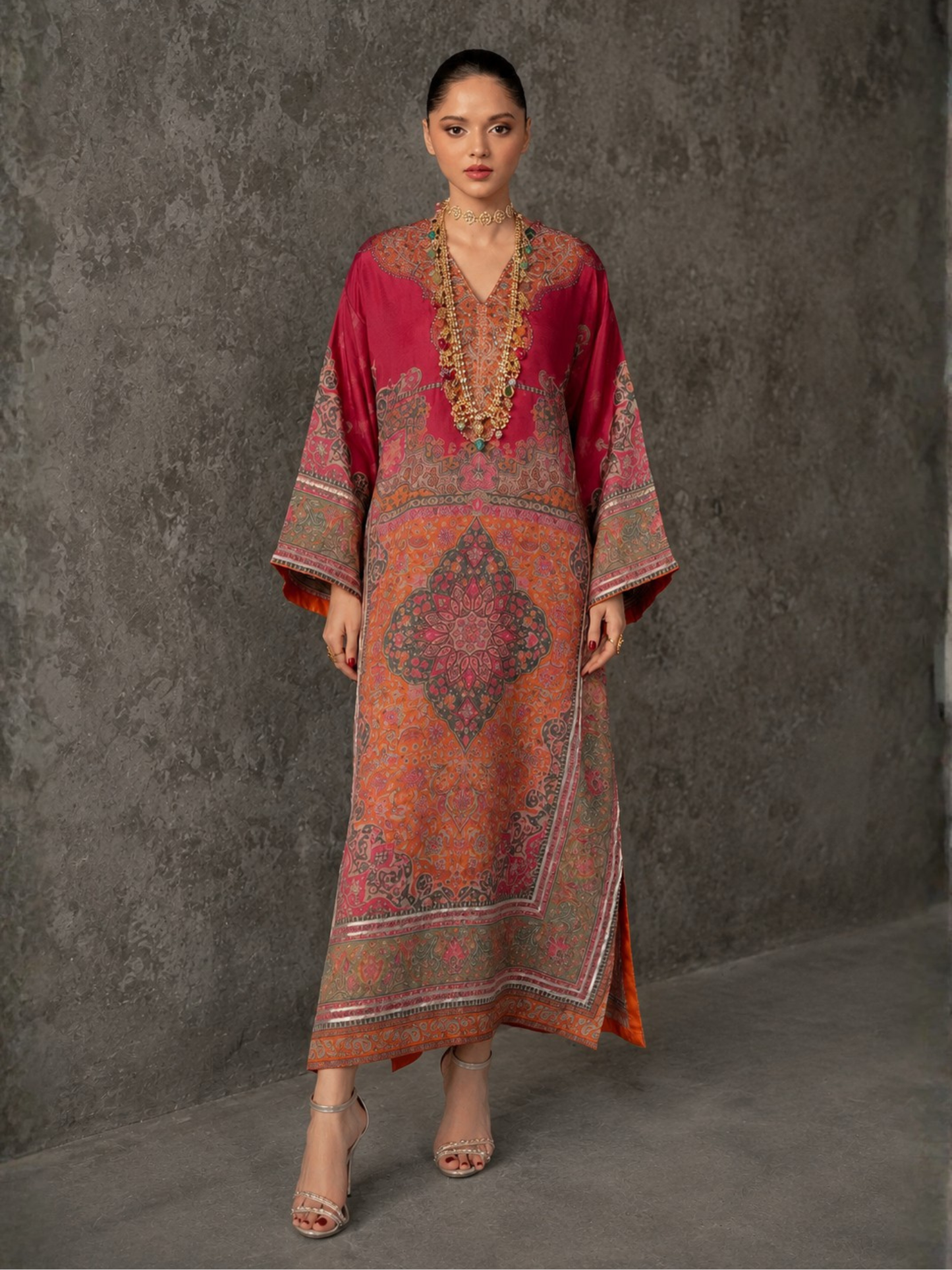 Rouge Heritage Printed Kaftan