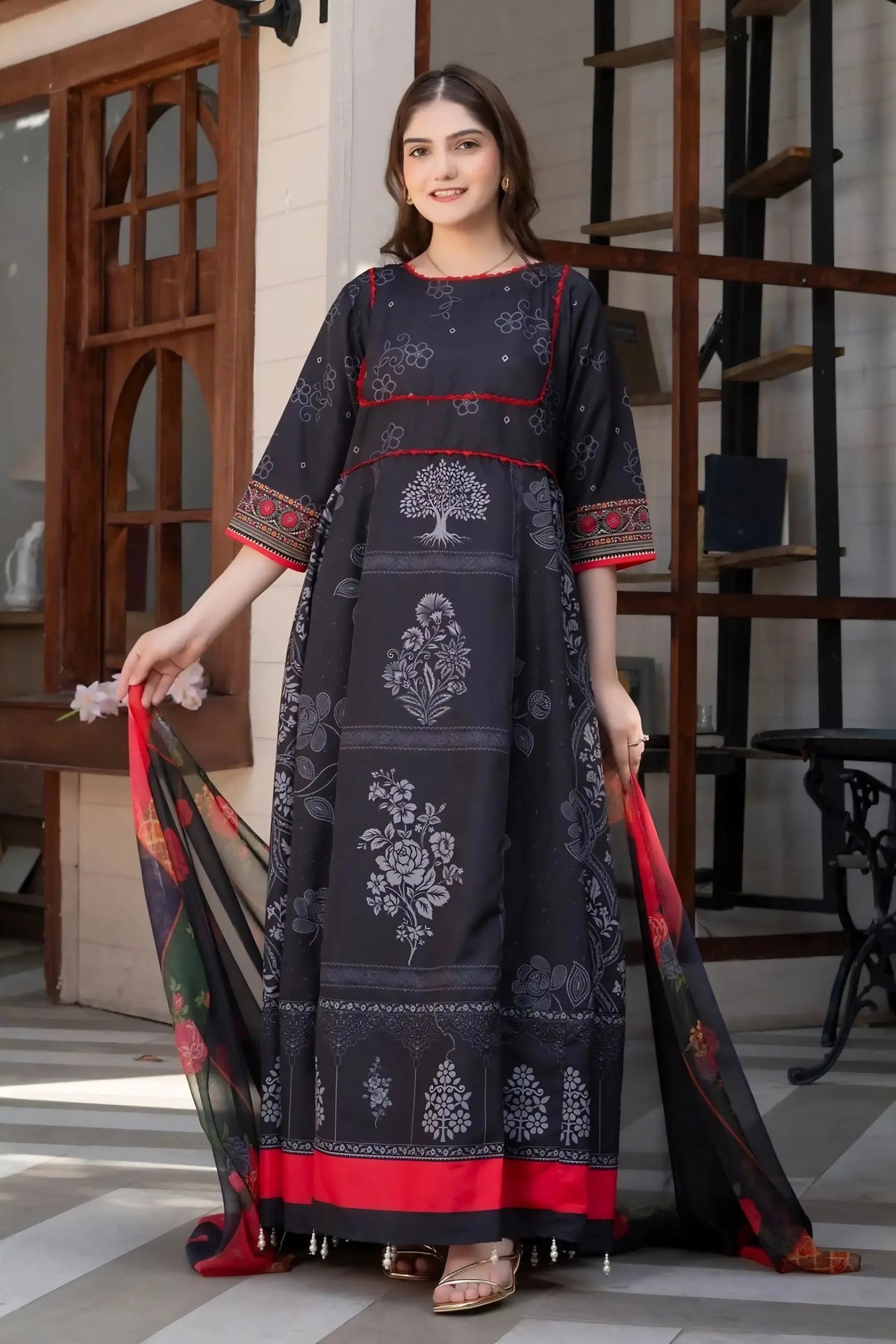 Gulbahar 2Piece Frock