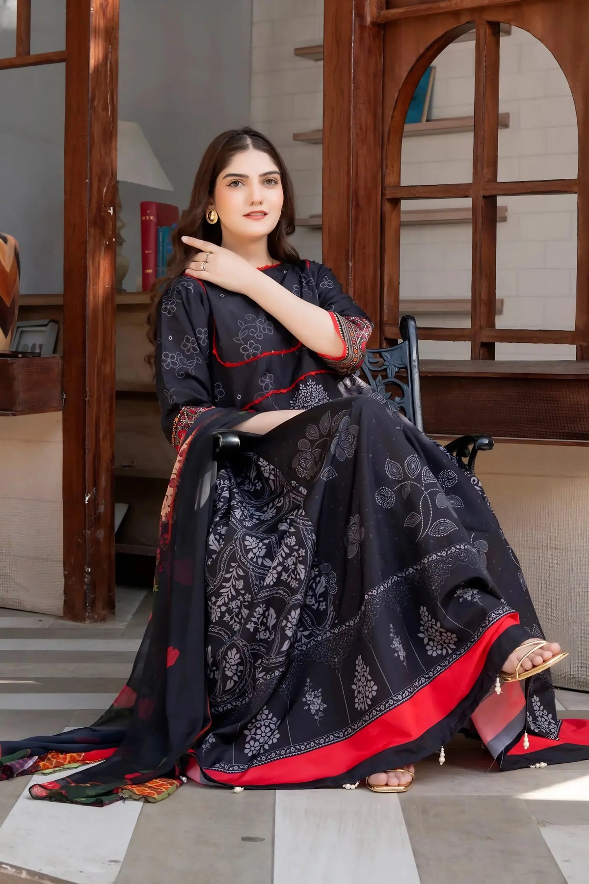 Gulbahar 2Piece Frock