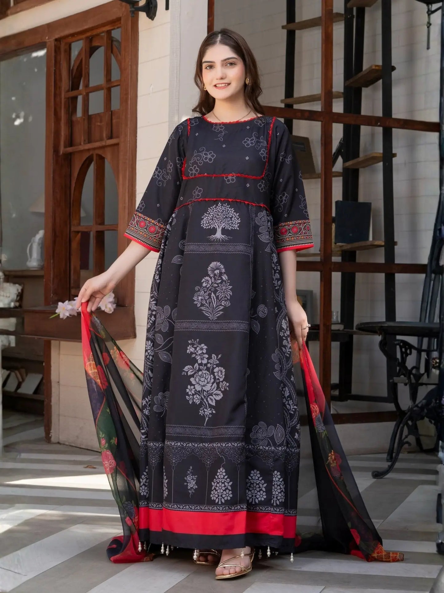 Gulbahar 2Piece Frock